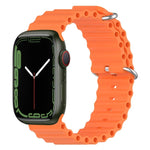 オーシャンシリコンウォッチバンド、Apple Watch Series 8&7 41mm 用、Apple Watch Series 8&7 41mm / SE 2&6&SE&5&4 40mm 用