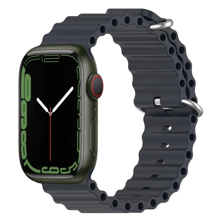 オーシャンシリコンウォッチバンド、Apple Watch Series 8&7 41mm 用、Apple Watch Series 8&7 41mm / SE 2&6&SE&5&4 40mm 用