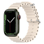オーシャンシリコンウォッチバンド、Apple Watch Series 8&7 41mm 用、Apple Watch Series 8&7 41mm / SE 2&6&SE&5&4 40mm 用