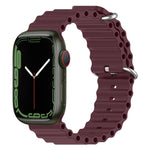 オーシャンシリコンウォッチバンド、Apple Watch Series 8&7 41mm 用、Apple Watch Series 8&7 41mm / SE 2&6&SE&5&4 40mm 用