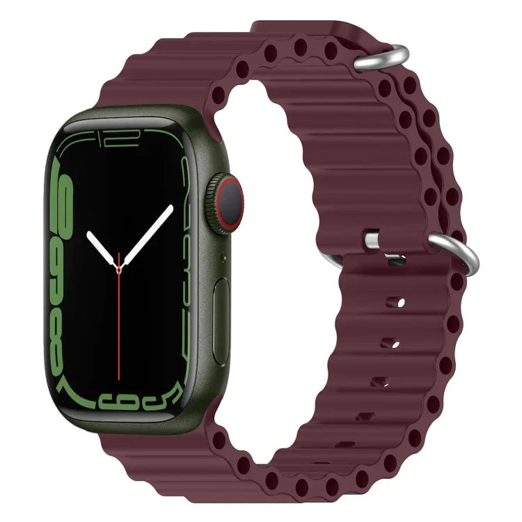 オーシャンシリコンウォッチバンド、Apple Watch Series 8&7 41mm 用、Apple Watch Series 8&7 41mm / SE 2&6&SE&5&4 40mm 用