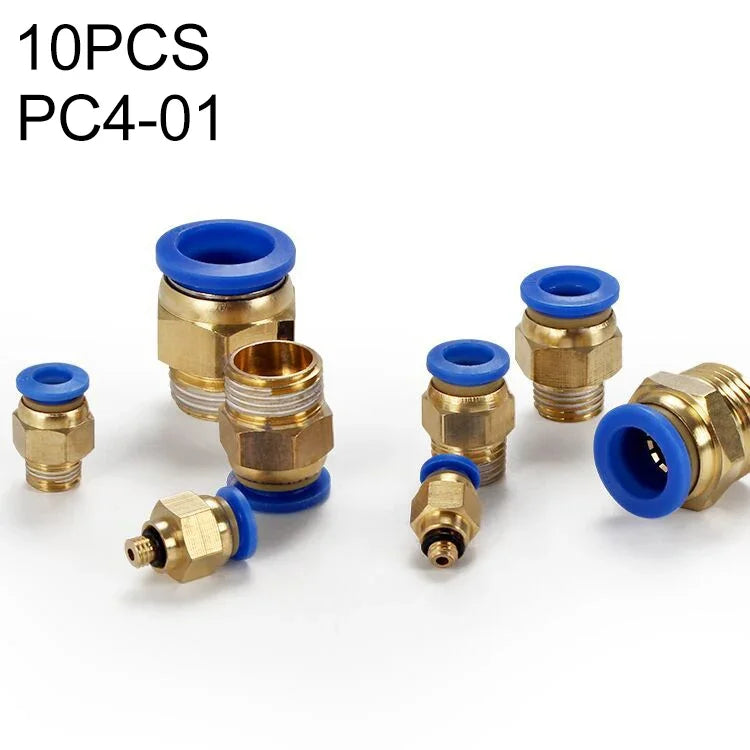 PC6-04 LAIZE 2個セット PCオスネジ直線型空気圧クイックフィッティングコネクター PC4-01 (10個), PC4-02 (10個), PC4-M5 (10個), PC6-01 (10個), PC6-02 (10個), PC6-03 (10個), PC6-04 (2個), PC6-M5 (10個), PC8-01 (10個), PC8-02 (10個), PC8-03 (10個)