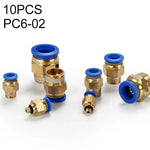 PC6-04 LAIZE 2個セット PCオスネジ直線型空気圧クイックフィッティングコネクター PC4-01 (10個), PC4-02 (10個), PC4-M5 (10個), PC6-01 (10個), PC6-02 (10個), PC6-03 (10個), PC6-04 (2個), PC6-M5 (10個), PC8-01 (10個), PC8-02 (10個), PC8-03 (10個)