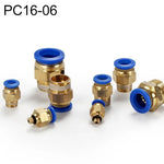 PC6-04 LAIZE 2個セット PCオスネジ直線型空気圧クイックフィッティングコネクター PC4-01 (10個), PC4-02 (10個), PC4-M5 (10個), PC6-01 (10個), PC6-02 (10個), PC6-03 (10個), PC6-04 (2個), PC6-M5 (10個), PC8-01 (10個), PC8-02 (10個), PC8-03 (10個)