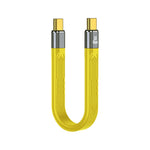 100W 10Gbps USB-C/Type-C-USB-C/Type-C FPCフレキシブルデータケーブル、長さ：13.8cm、10Gbps USB-C/Type-C-USB-C/Type-C