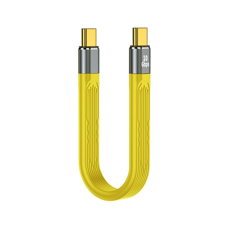 100W 10Gbps USB-C/Type-C-USB-C/Type-C FPCフレキシブルデータケーブル、長さ：13.8cm、10Gbps USB-C/Type-C-USB-C/Type-C