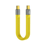 100W 40Gbps USB-C/Type-C-USB-C/Type-C FPCフレキシブルデータケーブル、長さ：13.8cm、40Gbps USB-C/Type-C-USB-C/Type-C