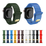 通気性のある肌に優しいシリコン、Apple Watch Ultra 49mm / シリーズ 8&7 45mm / SE 2&6&SE&5&4 44mm / 3&2&1 42mm、シリーズ 8&7 41mm / SE 2&6&SE&5&4 40mm / 3&2&1 38mm 用