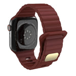 通気性のある肌に優しいシリコン、Apple Watch Ultra 49mm / シリーズ 8&7 45mm / SE 2&6&SE&5&4 44mm / 3&2&1 42mm、シリーズ 8&7 41mm / SE 2&6&SE&5&4 40mm / 3&2&1 38mm 用
