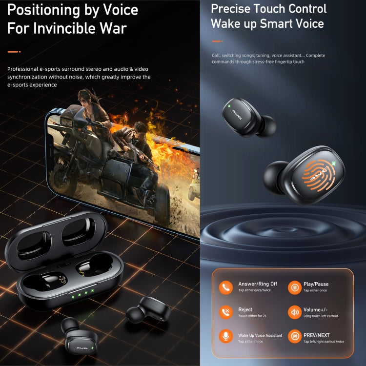 awei T13 Pro Bluetooth V5.1 スポーツヘッドセット、T13Pro