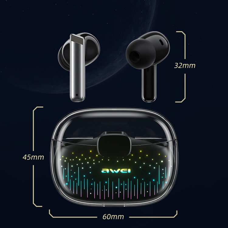 awei T52 Pro トゥルーワイヤレス ゲーミング Bluetooth イヤホン、T52 Pro（スターリーパターン）、T52 Pro（グラスパターン）