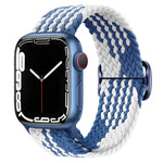バックル付きナイロン編みウォッチバンド Apple Watch Ultra 49mm / Series 8&7 45mm / SE 2&6&SE&5&4 44mm / 3&2&1 42mm用