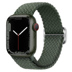 バックル付きナイロン編みウォッチバンド Apple Watch Ultra 49mm / Series 8&7 45mm / SE 2&6&SE&5&4 44mm / 3&2&1 42mm用