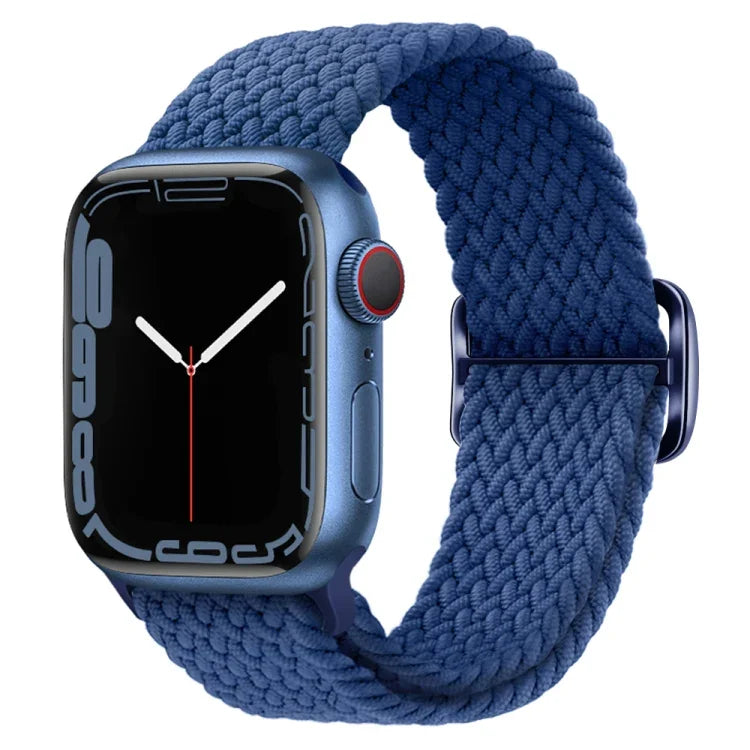 バックル付きナイロン編みウォッチバンド Apple Watch Ultra 49mm / Series 8&7 45mm / SE 2&6&SE&5&4 44mm / 3&2&1 42mm用