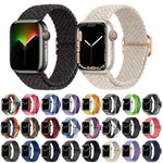 バックル付きナイロン編みウォッチバンド Apple Watch Ultra 49mm / Series 8&7 45mm / SE 2&6&SE&5&4 44mm / 3&2&1 42mm用