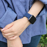 バックル付きナイロン編みウォッチバンド Apple Watch Ultra 49mm / Series 8&7 45mm / SE 2&6&SE&5&4 44mm / 3&2&1 42mm用