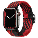 バックル付きナイロン編み時計バンド、Apple Watch シリーズ 8&7 41mm / SE 2&6&SE&5&4 40mm / 3&2&1 38mm 用、Apple Watch シリーズ 8&7 41mm / SE 2 用