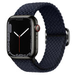 バックル付きナイロン編み時計バンド、Apple Watch シリーズ 8&7 41mm / SE 2&6&SE&5&4 40mm / 3&2&1 38mm 用、Apple Watch シリーズ 8&7 41mm / SE 2 用