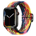 バックル付きナイロン編み時計バンド、Apple Watch シリーズ 8&7 41mm / SE 2&6&SE&5&4 40mm / 3&2&1 38mm 用、Apple Watch シリーズ 8&7 41mm / SE 2 用
