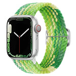 バックル付きナイロン編み時計バンド、Apple Watch シリーズ 8&7 41mm / SE 2&6&SE&5&4 40mm / 3&2&1 38mm 用、Apple Watch シリーズ 8&7 41mm / SE 2 用