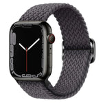 バックル付きナイロン編み時計バンド、Apple Watch シリーズ 8&7 41mm / SE 2&6&SE&5&4 40mm / 3&2&1 38mm 用、Apple Watch シリーズ 8&7 41mm / SE 2 用