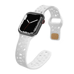 英字シリコン時計バンド、Apple Watch Ultra 49mm / シリーズ 8&7 45mm / SE 2&6&SE&5&4 44mm / 3&2&1 42mm 用、Apple Watch シリーズ 8&7 41mm / SE 2&6&SE&5&4 40mm / 3&2&1 38mm 用