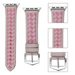 編み込み本革時計バンド、Apple Watch Ultra 49mm / シリーズ 8&7 45mm / SE 2&6&SE&5&4 44mm / 3&2&1 42mm 用、Apple Watch シリーズ 8&7 41mm / SE 2&6&SE&5&4 40mm / 3&2&1 38mm 用