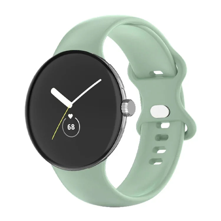 Google Pixel Watch 4 / 3 / 2 / 1 41mm 用 単色シリコンウォッチバンド メンズ レディース