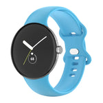 Google Pixel Watch 4 / 3 / 2 / 1 41mm 用 単色シリコンウォッチバンド メンズ レディース