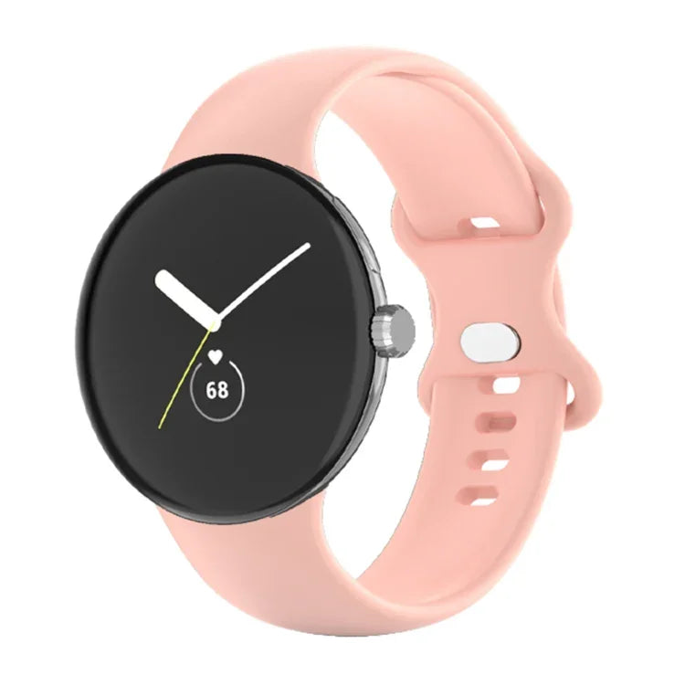 Google Pixel Watch 4 / 3 / 2 / 1 41mm 用 単色シリコンウォッチバンド メンズ レディース