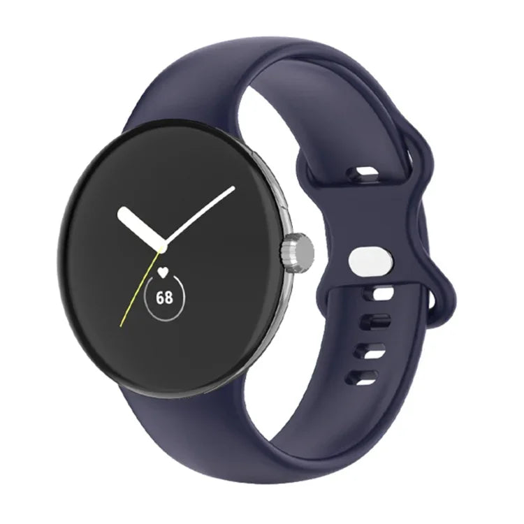 Google Pixel Watch 4 / 3 / 2 / 1 41mm 用 単色シリコンウォッチバンド メンズ レディース