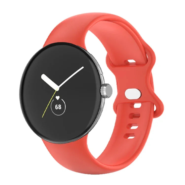Google Pixel Watch 4 / 3 / 2 / 1 41mm 用 単色シリコンウォッチバンド メンズ レディース