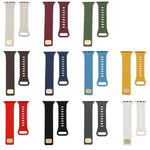 リバースバックルシリコンウォッチバンド Apple Watch Ultra 49mm / Series 8&7 45mm / SE 2&6&SE&5&4 44mm / 3&2&1 42mm用、Apple Watch Series 8&7 41mm / SE 2&6&SE&5&4 40mm / 3&2&1 38mm用