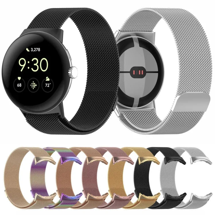 ミラネーゼ ステンレススチール メタルウォッチバンド, Google Pixel Watch 用