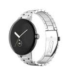 三連 ステンレススチール メタルウォッチバンド, Google Pixel Watch 4 / 3 / 2 / 1 41mm 用
