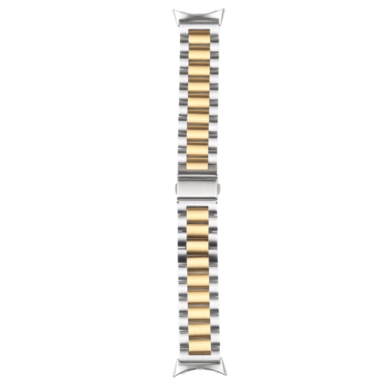 三連 ステンレススチール メタルウォッチバンド, Google Pixel Watch 4 / 3 / 2 / 1 41mm 用