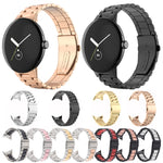 三連 ステンレススチール メタルウォッチバンド, Google Pixel Watch 4 / 3 / 2 / 1 41mm 用