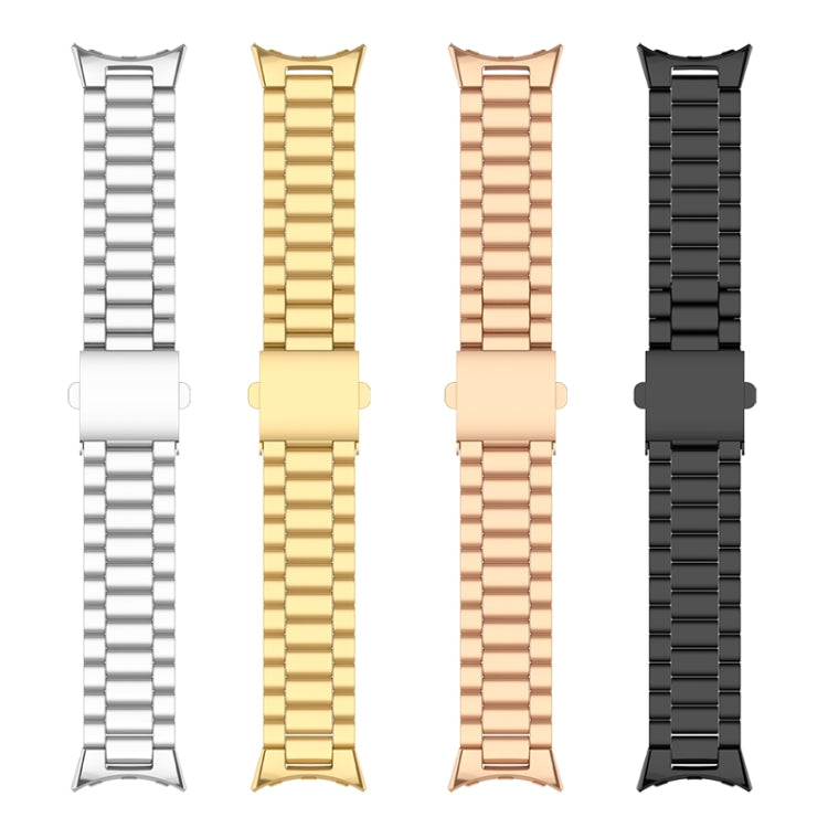 三連 ステンレススチール メタルウォッチバンド, Google Pixel Watch 4 / 3 / 2 / 1 41mm 用