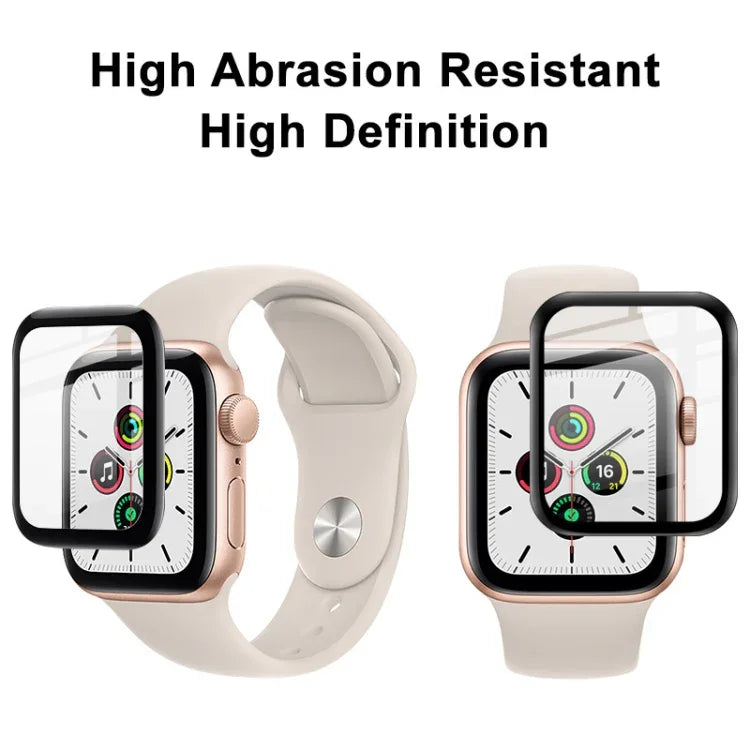 Apple Watch シリーズ 4/5/6/SE 1/2/3 44mm 用 IMAK プレキシグラス HD 時計保護フィルム、Apple Watch シリーズ 4/5/6/SE 1/2/3 40mm 用、Apple Watch シリーズ 4/5/6/SE 1/2/3 44mm 用、Apple Watch シリーズ 8 41mm 用、Apple Watch シリーズ 8 45mm 用