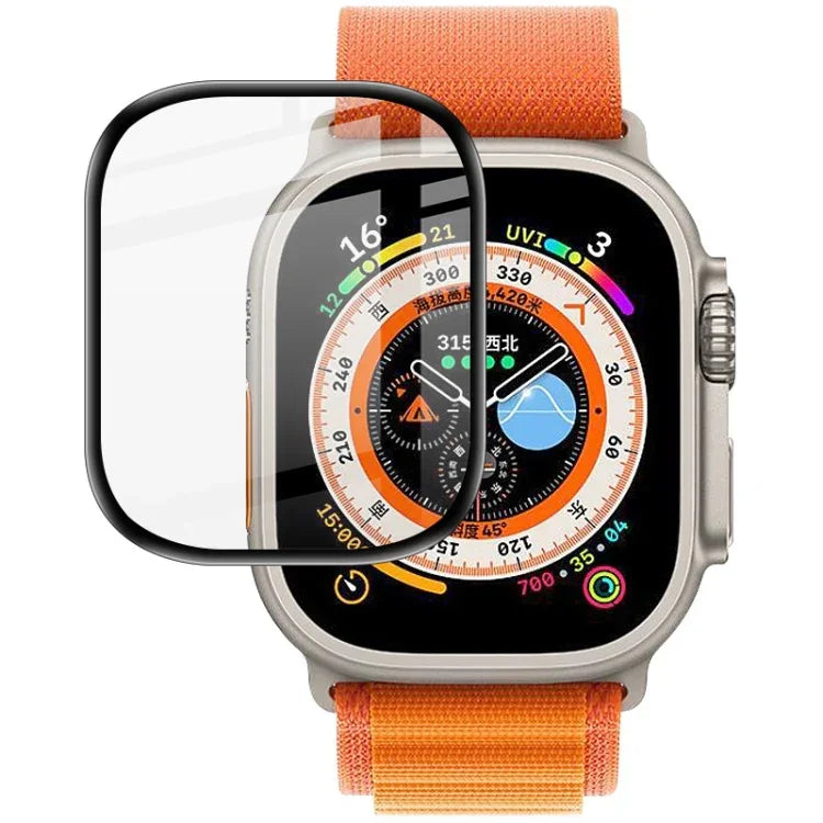 Apple Watch シリーズ 4/5/6/SE 1/2/3 44mm 用 IMAK プレキシグラス HD 時計保護フィルム、Apple Watch シリーズ 4/5/6/SE 1/2/3 40mm 用、Apple Watch シリーズ 4/5/6/SE 1/2/3 44mm 用、Apple Watch シリーズ 8 41mm 用、Apple Watch シリーズ 8 45mm 用