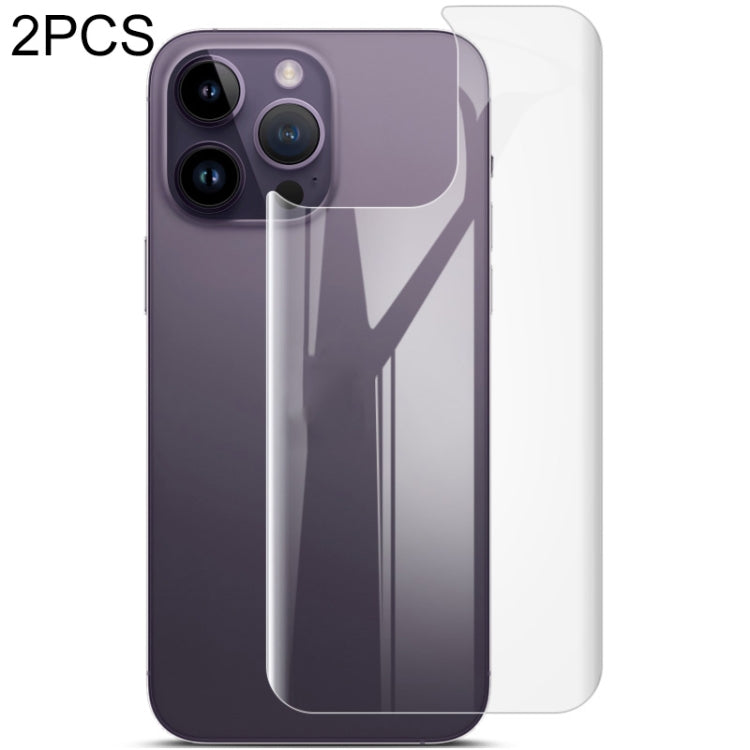 2枚セット imak カーブドハイドロゲルフィルム背面プロテクター、iPhone 14、iPhone 14 Plus、iPhone 14 Pro、iPhone 14 Pro Max、Huawei Mate 50、Huawei Mate 50 Pro用