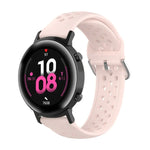 20mm クラスプ ソリッドカラー スポーツリストストラップウォッチバンド、Huawei Watch GT2 42MM用、Galaxy Watch Active2 / Active用