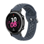 20mm クラスプ ソリッドカラー スポーツリストストラップウォッチバンド、Huawei Watch GT2 42MM用、Galaxy Watch Active2 / Active用