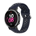 20mm クラスプ ソリッドカラー スポーツリストストラップウォッチバンド、Huawei Watch GT2 42MM用、Galaxy Watch Active2 / Active用