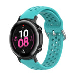 20mm クラスプ ソリッドカラー スポーツリストストラップウォッチバンド、Huawei Watch GT2 42MM用、Galaxy Watch Active2 / Active用