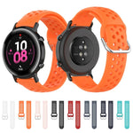 20mm クラスプ ソリッドカラー スポーツリストストラップウォッチバンド、Huawei Watch GT2 42MM用、Galaxy Watch Active2 / Active用