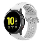 20mm クラスプ ソリッドカラー スポーツリストストラップウォッチバンド、Huawei Watch GT2 42MM用、Galaxy Watch Active2 / Active用
