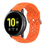 20mm クラスプ ソリッドカラー スポーツリストストラップウォッチバンド、Huawei Watch GT2 42MM用、Galaxy Watch Active2 / Active用