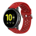 20mm クラスプ ソリッドカラー スポーツリストストラップウォッチバンド、Huawei Watch GT2 42MM用、Galaxy Watch Active2 / Active用