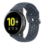 20mm クラスプ ソリッドカラー スポーツリストストラップウォッチバンド、Huawei Watch GT2 42MM用、Galaxy Watch Active2 / Active用